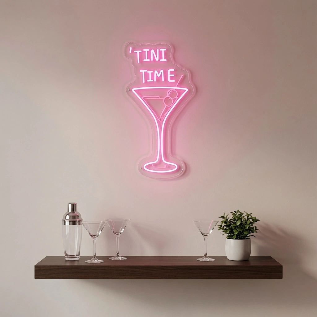 Tini Time LED Neon Sign - 01 Original Product Image