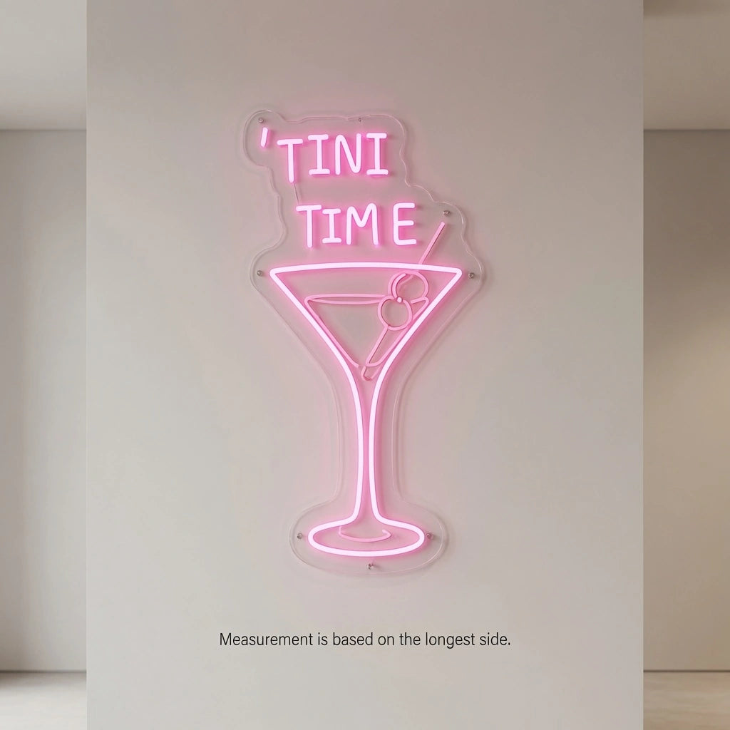 Tini Time LED Neon Sign - 04 Size Image