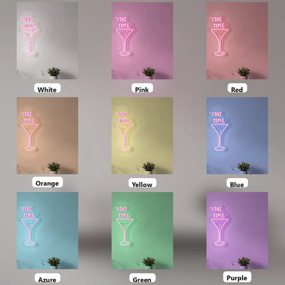 Tini Time LED Neon Sign - 05 Color Grid