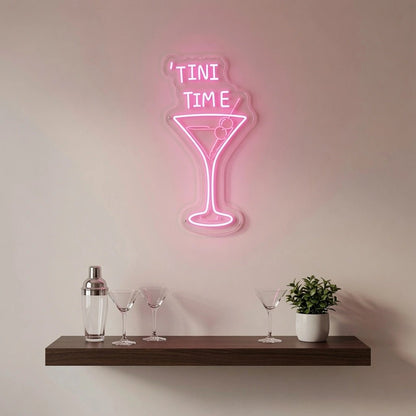 Tini Time LED Neon Sign - Shineneon