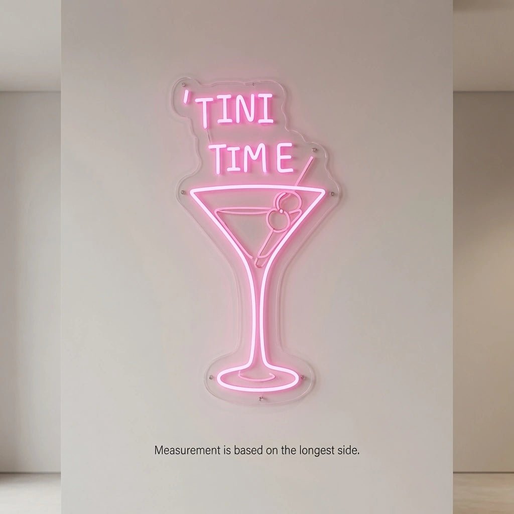 Tini Time LED Neon Sign - Shineneon