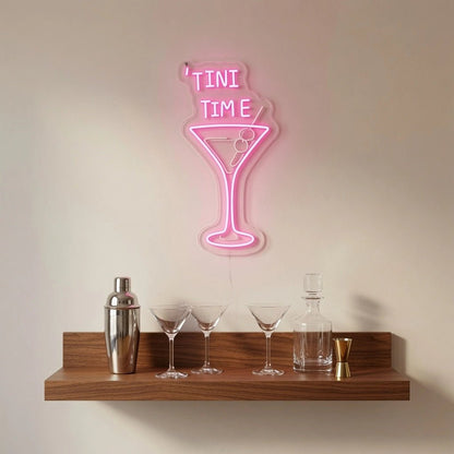 Tini Time LED Neon Sign - Shineneon