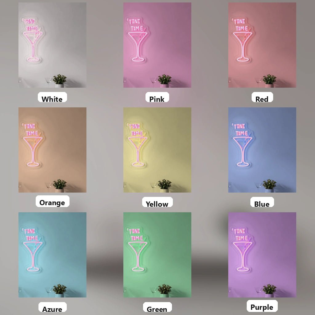 Tini Time LED Neon Sign - Shineneon