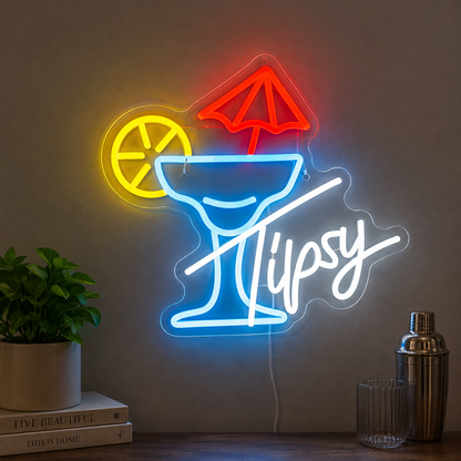 Tipsy Cocktails LED Neon Sign main product image