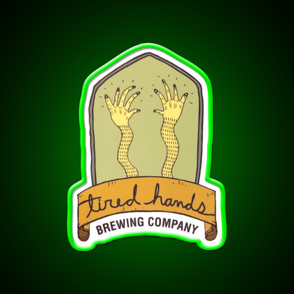 Tired Hands Brewing Company Beer Bar Decor Led Neon Sign Rgb Color - LED neon sign view 8