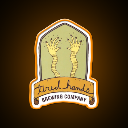 Tired Hands Brewing Company Beer Bar Decor Led Neon Sign Rgb Color - LED neon sign view 6