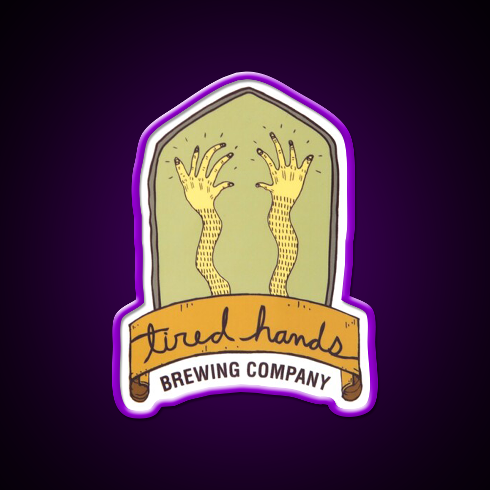 Tired Hands Brewing Company Beer Bar Decor Led Neon Sign Rgb Color - LED neon sign view 9