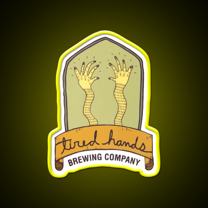 Tired Hands Brewing Company Beer Bar Decor Led Neon Sign Rgb Color - LED neon sign view 7