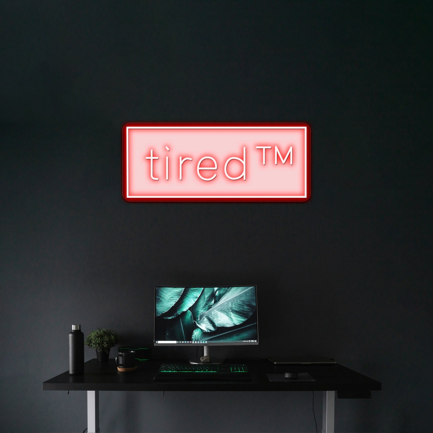 Tired Tm Artwork Personalized Neon Signs