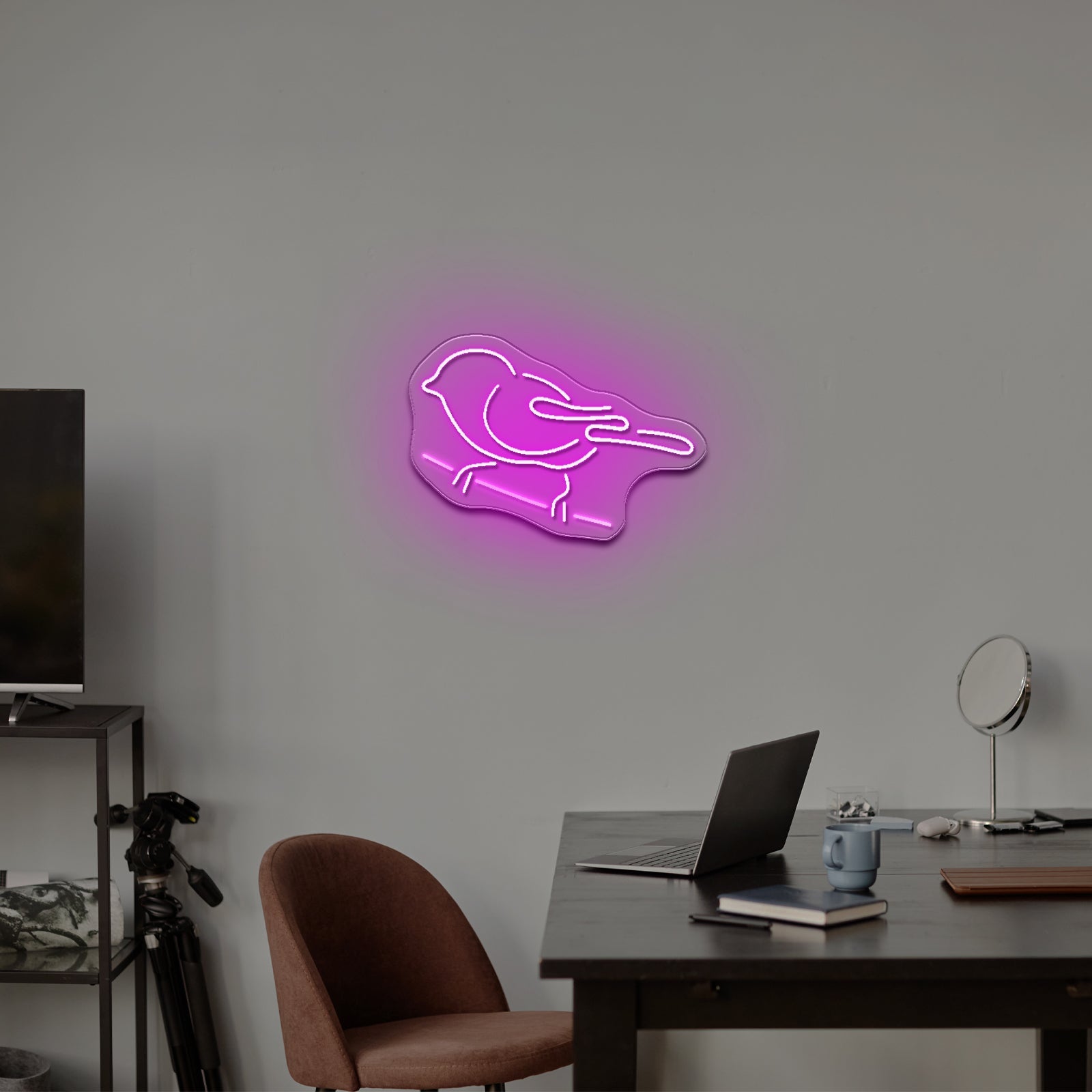 Tit Bird Neon Sign Small Bird Wall Decor Neon Led Lights - Shineneon
