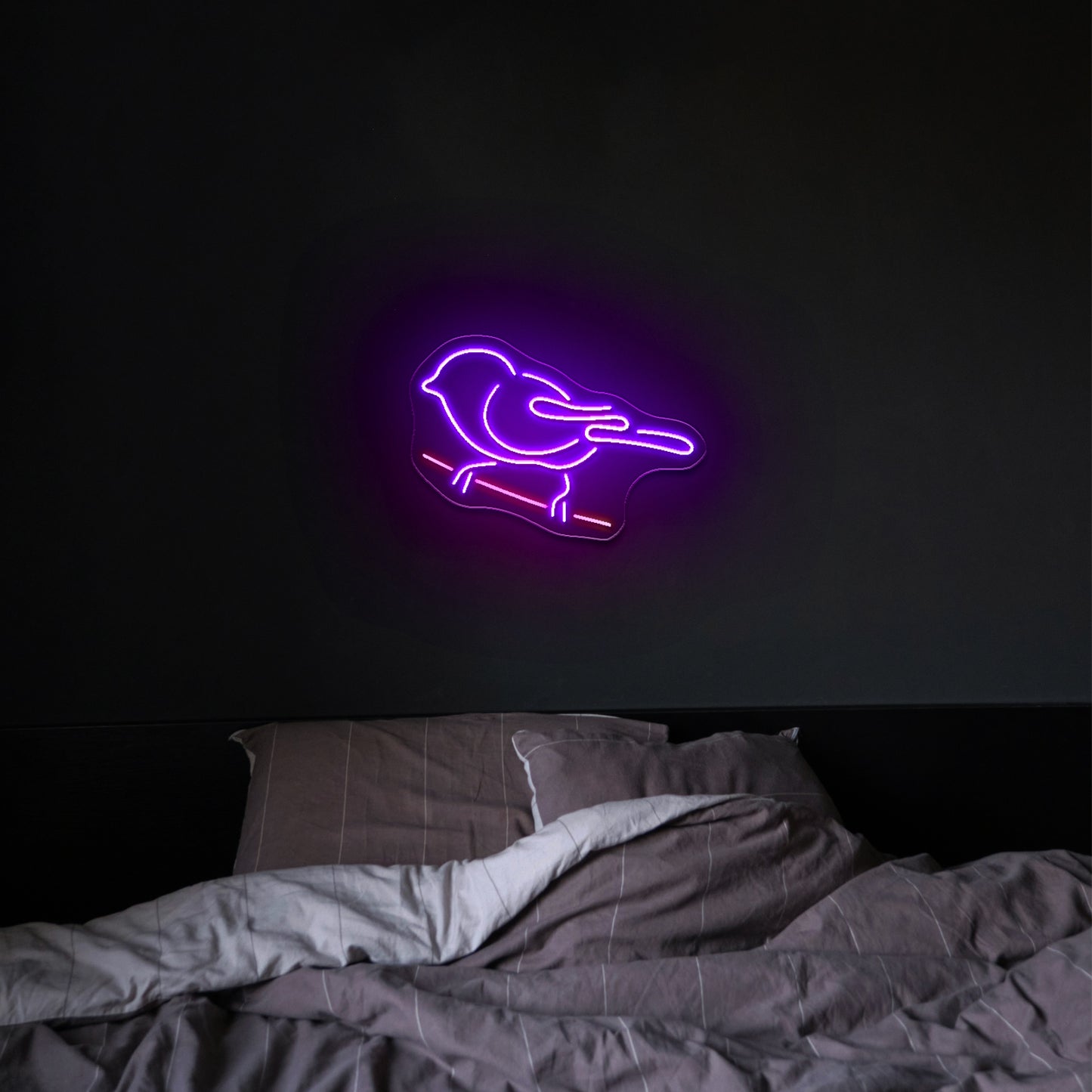 Tit Bird Neon Sign Small Bird Wall Decor Neon Led Lights