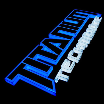 Titanium Technology 3D Front And Back Lit Letters Acrylic Led Sign - Shineneon