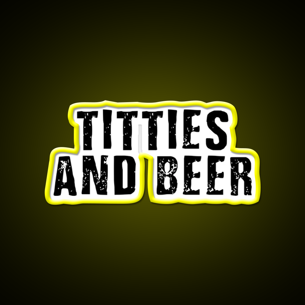 Tittles And Beer Bar Decor Led Neon Sign Rgb Color