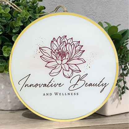 Tnnovative Beatuy And Wellness Acrylic Business Logo Sign - Shineneon