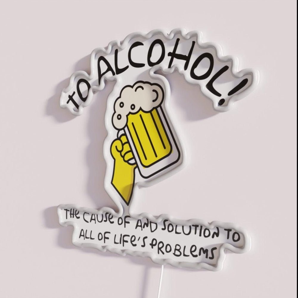 To Alcohol Rgb Led Neon Sign - Shineneon