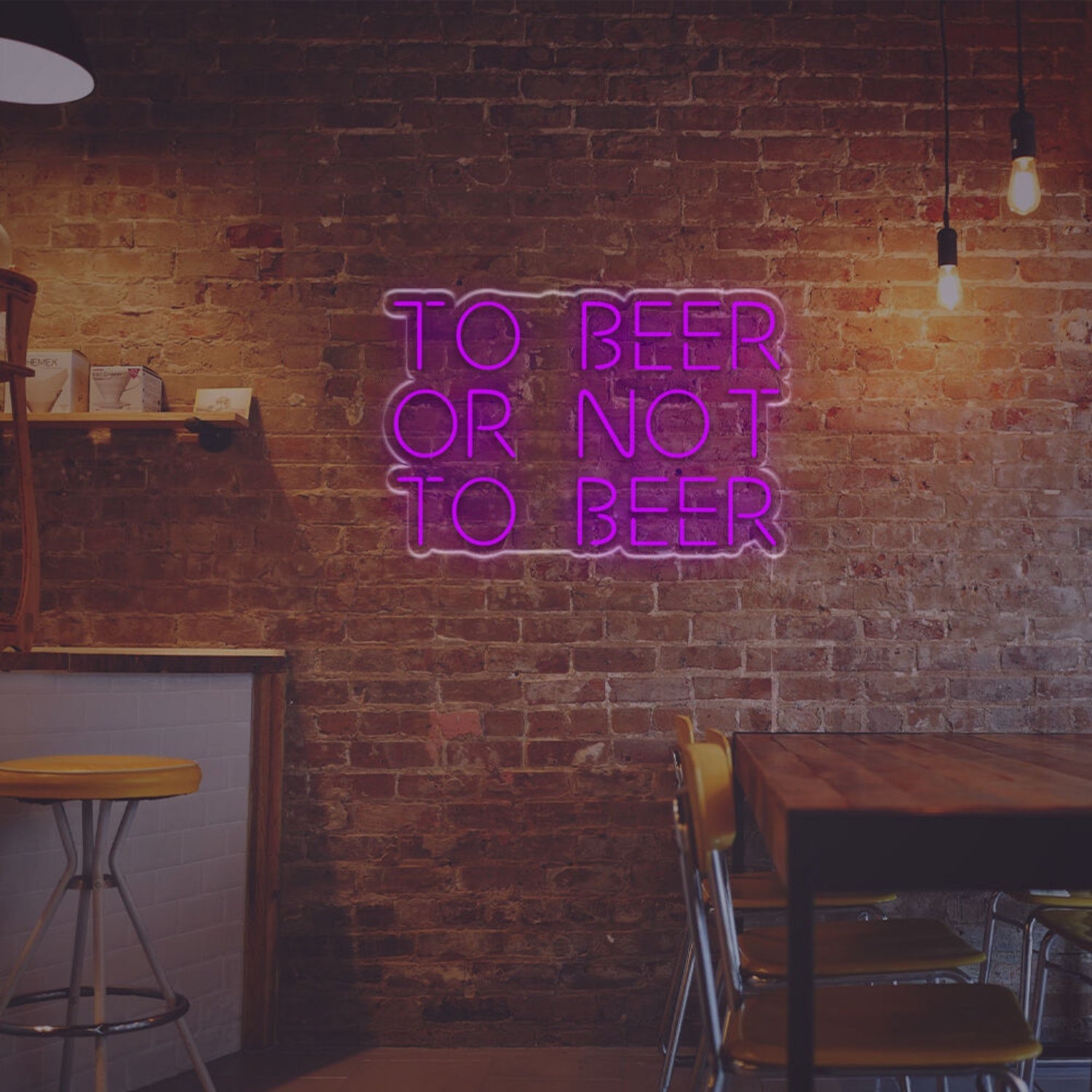To Beer Or Not To Beer Led Neon Sign | Shineneon