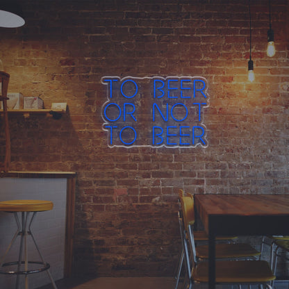 To Beer Or Not To Beer Led Neon Sign | Shineneon