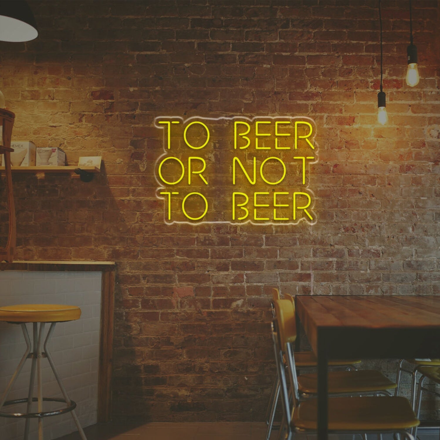 To Beer Or Not To Beer Led Neon Sign | Shineneon
