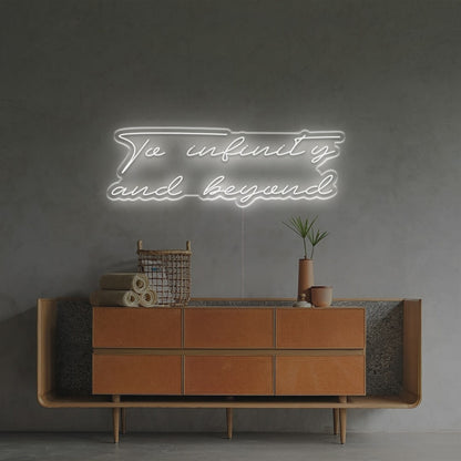 To Infinity And Beyond Led Neon Sign | Shineneon