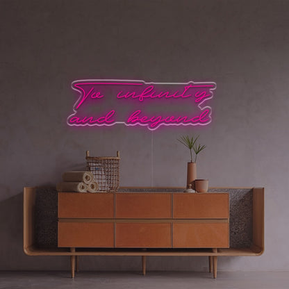 To Infinity And Beyond Led Neon Sign | Shineneon