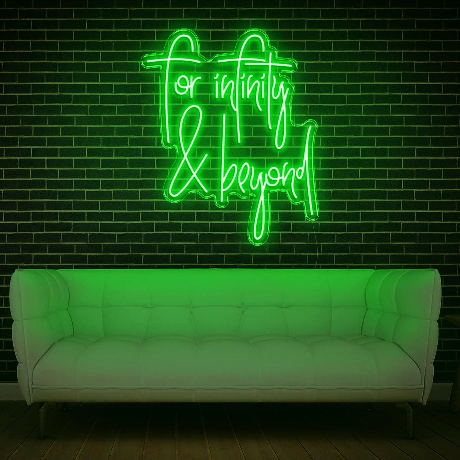 To Infinity Beyond Pink Text Led Neon Sign For Home Decor Cafe Wall Art | Shineneon