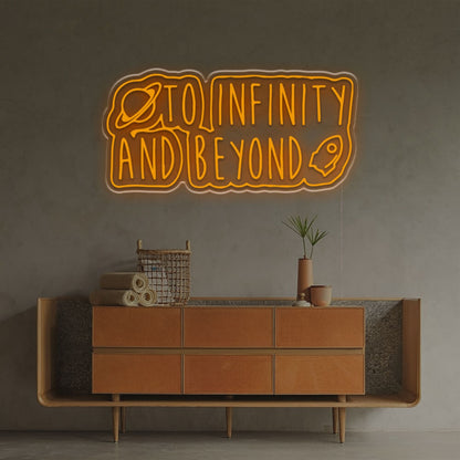 To Infinty And Beyond Led Neon Sign | Shineneon