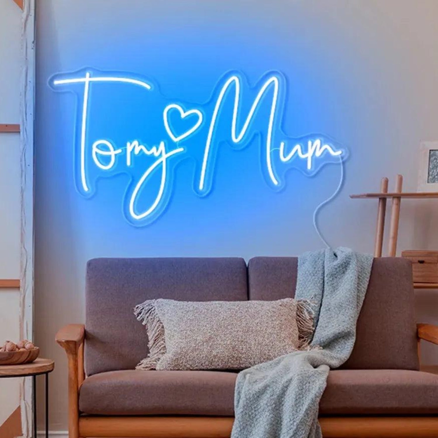 To My Mum Mothers Day Pink Heart Led Neon Sign For Home Art Decor | Shineneon