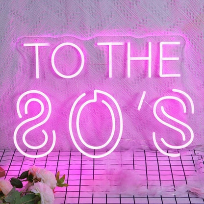 To The 80s Neon Sign | Shineneon