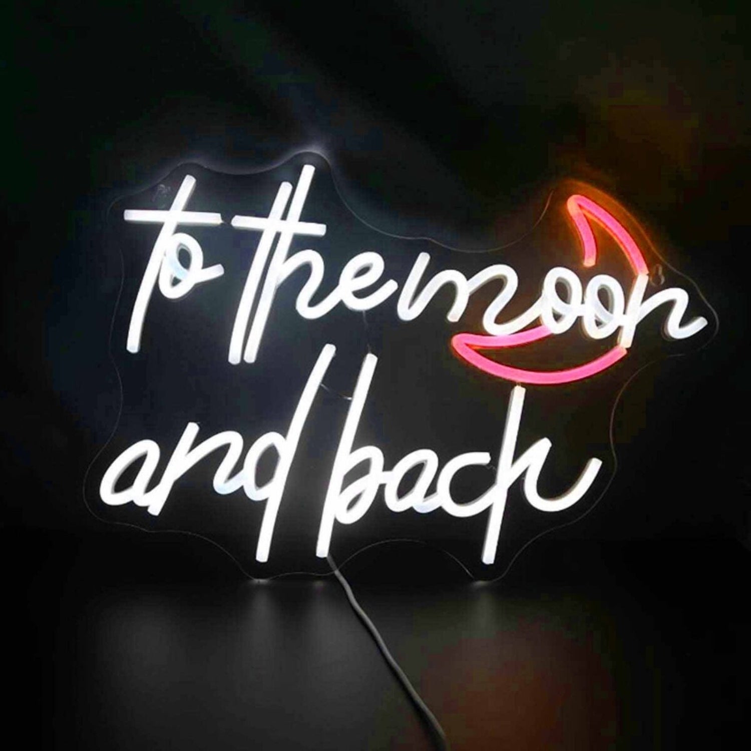 To The Moon And Back Led Neon Sign | Shineneon