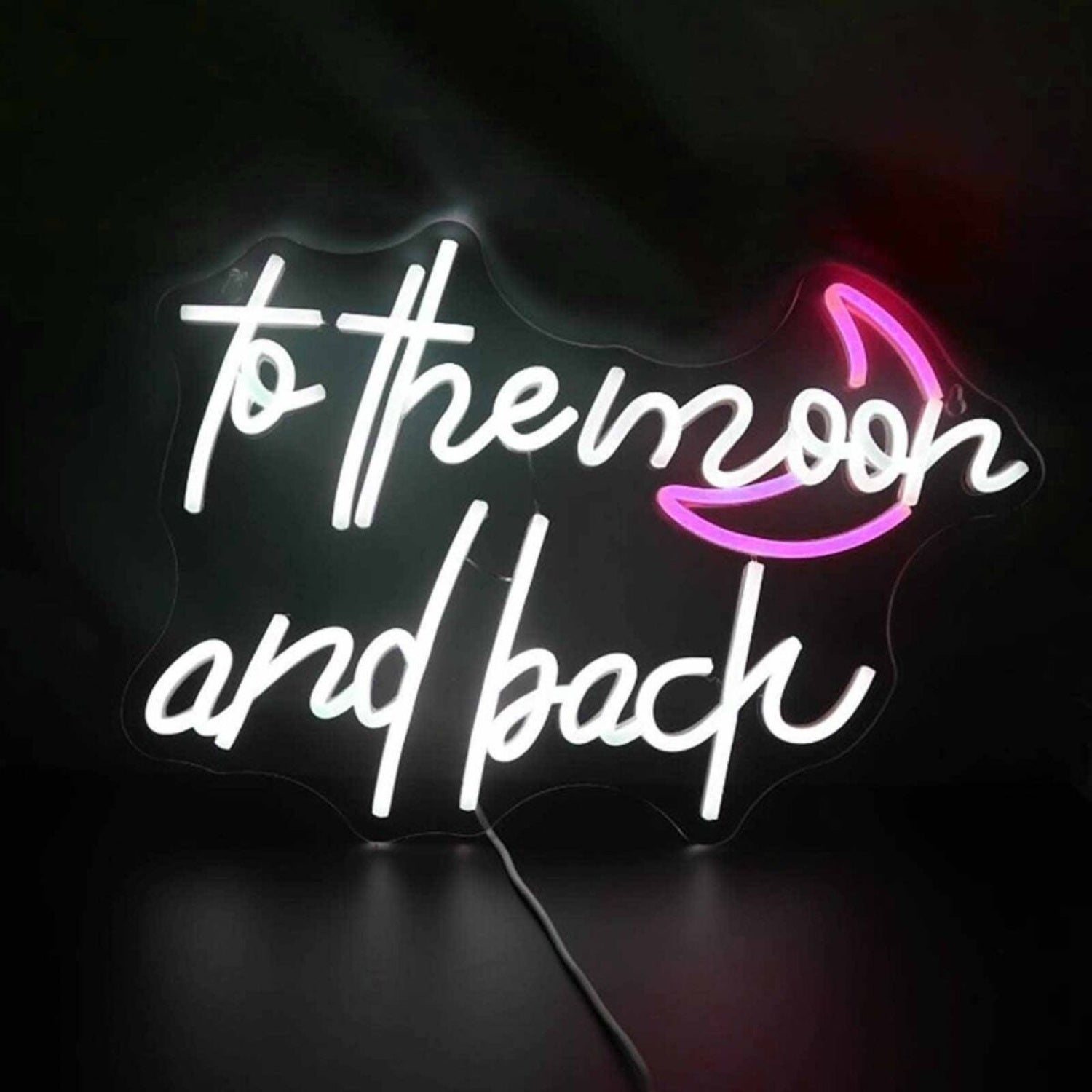 To The Moon And Back Led Neon Sign | Shineneon