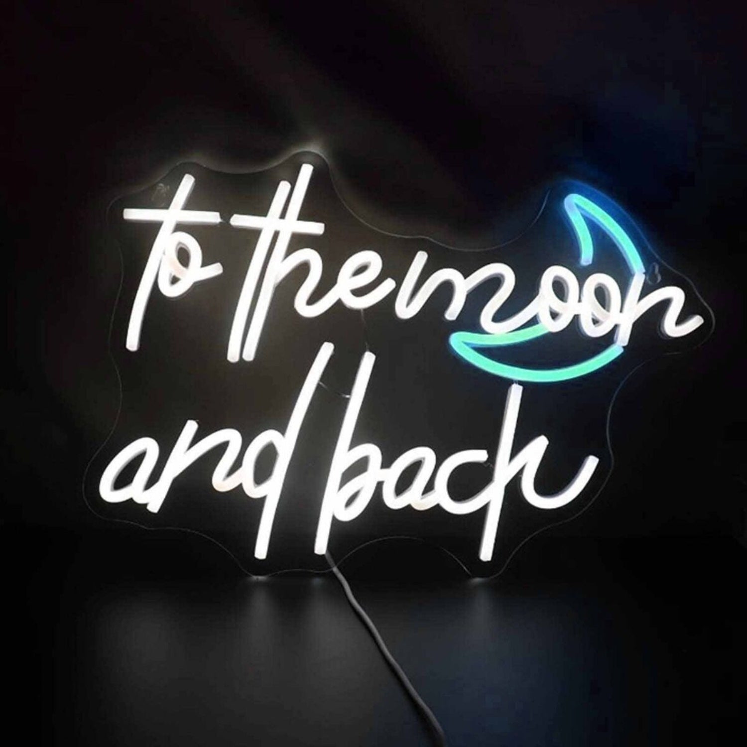 To The Moon And Back Led Neon Sign | Shineneon