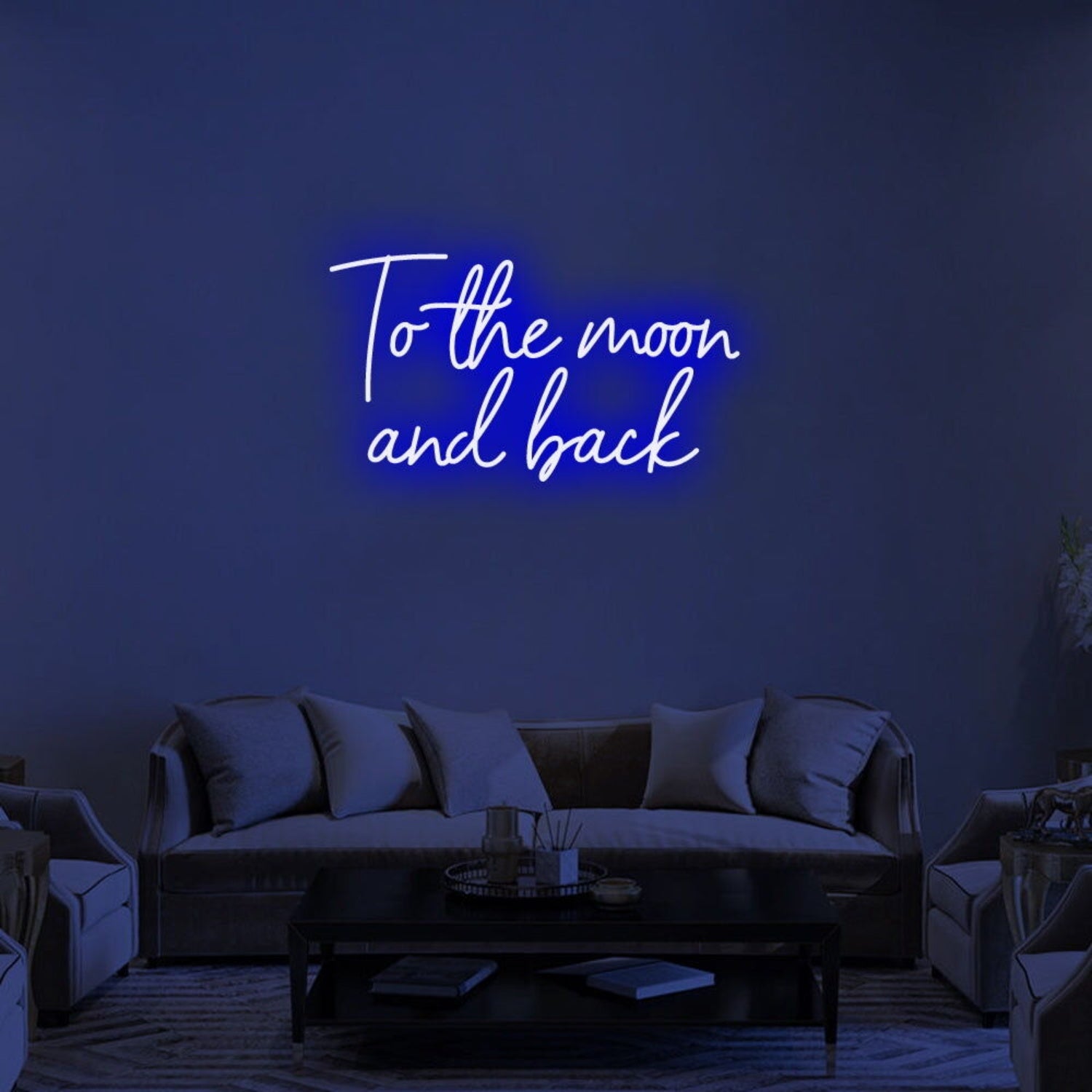 To The Moon And Back Led Neon Sign For Romantic | Shineneon