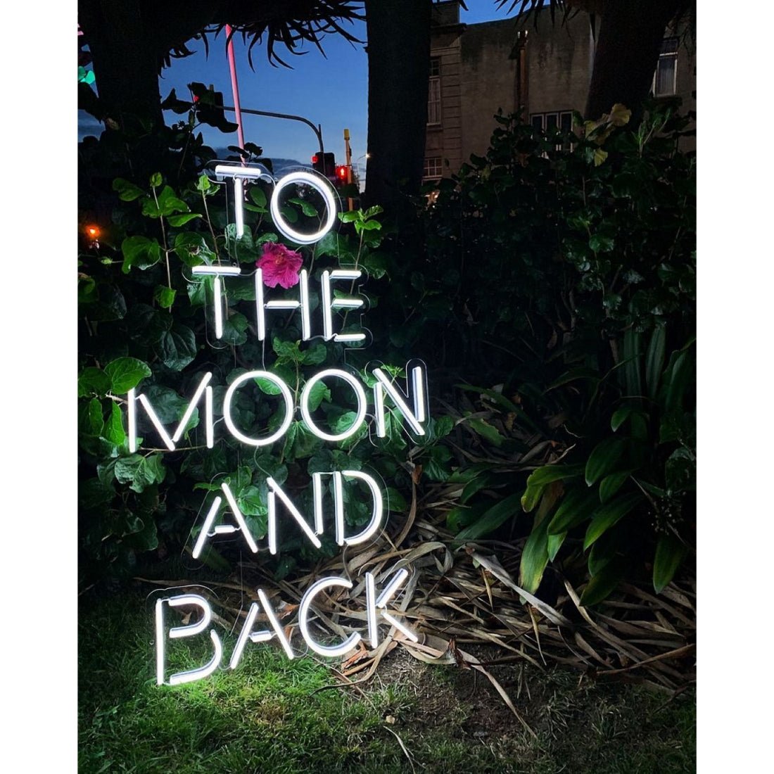 To The Moon And Back Neon Sign Led Party Signs - Shineneon