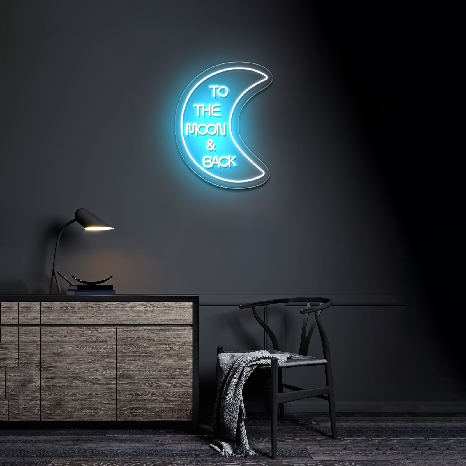 To The Moon And Back Neon Sign Led Wedding Signs - Shineneon