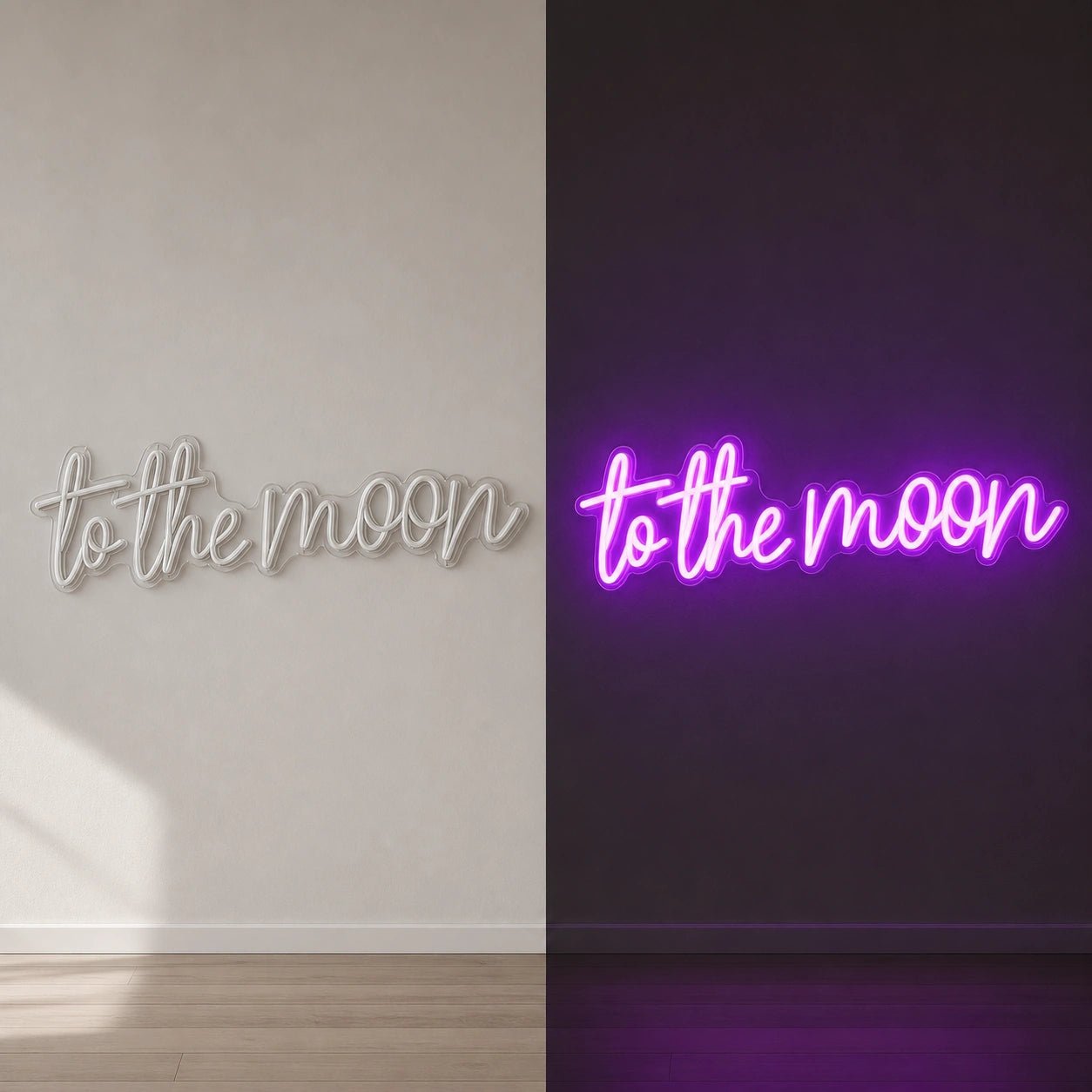 To The Moon LED Neon Sign Garage Man Cave Neon Sign - Shineneon