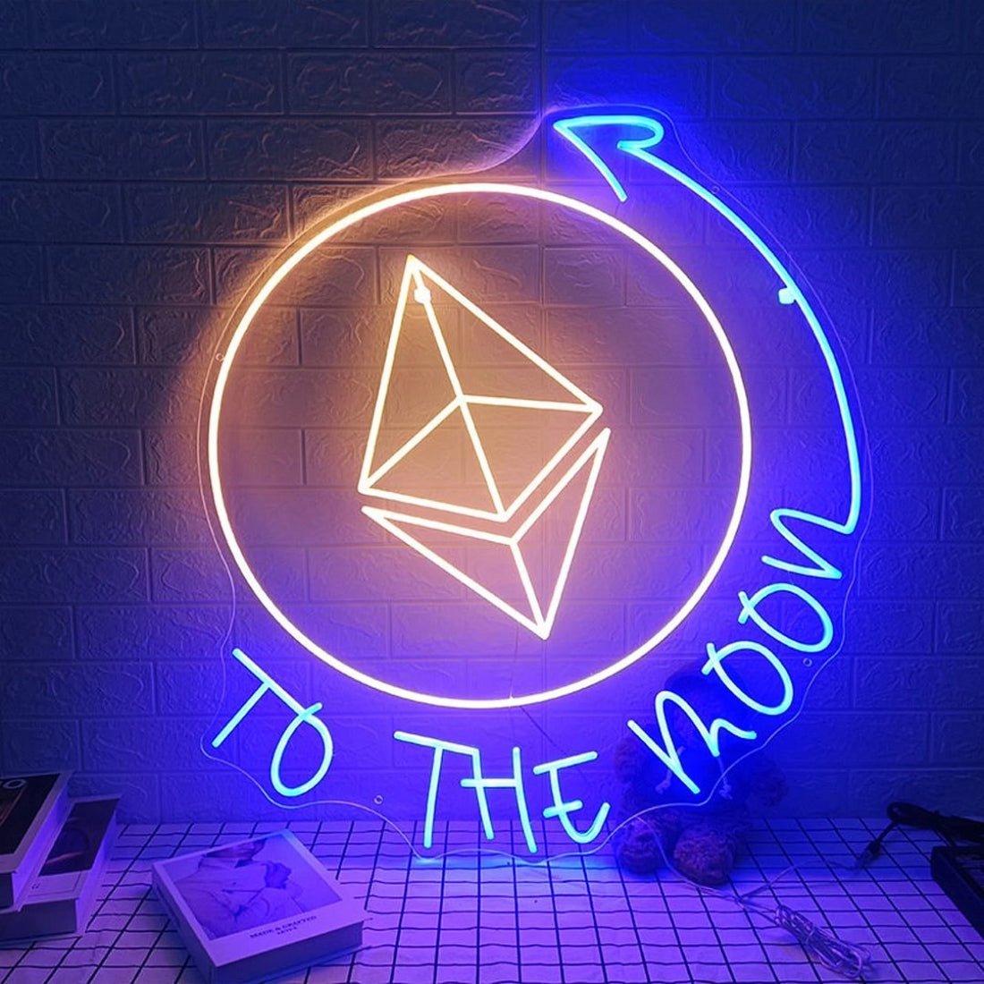 To The Moon Led Sign Business Neon Sign - Shineneon