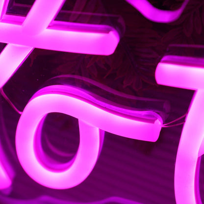 To The Moon Pink Led Neon Sign - Shineneon