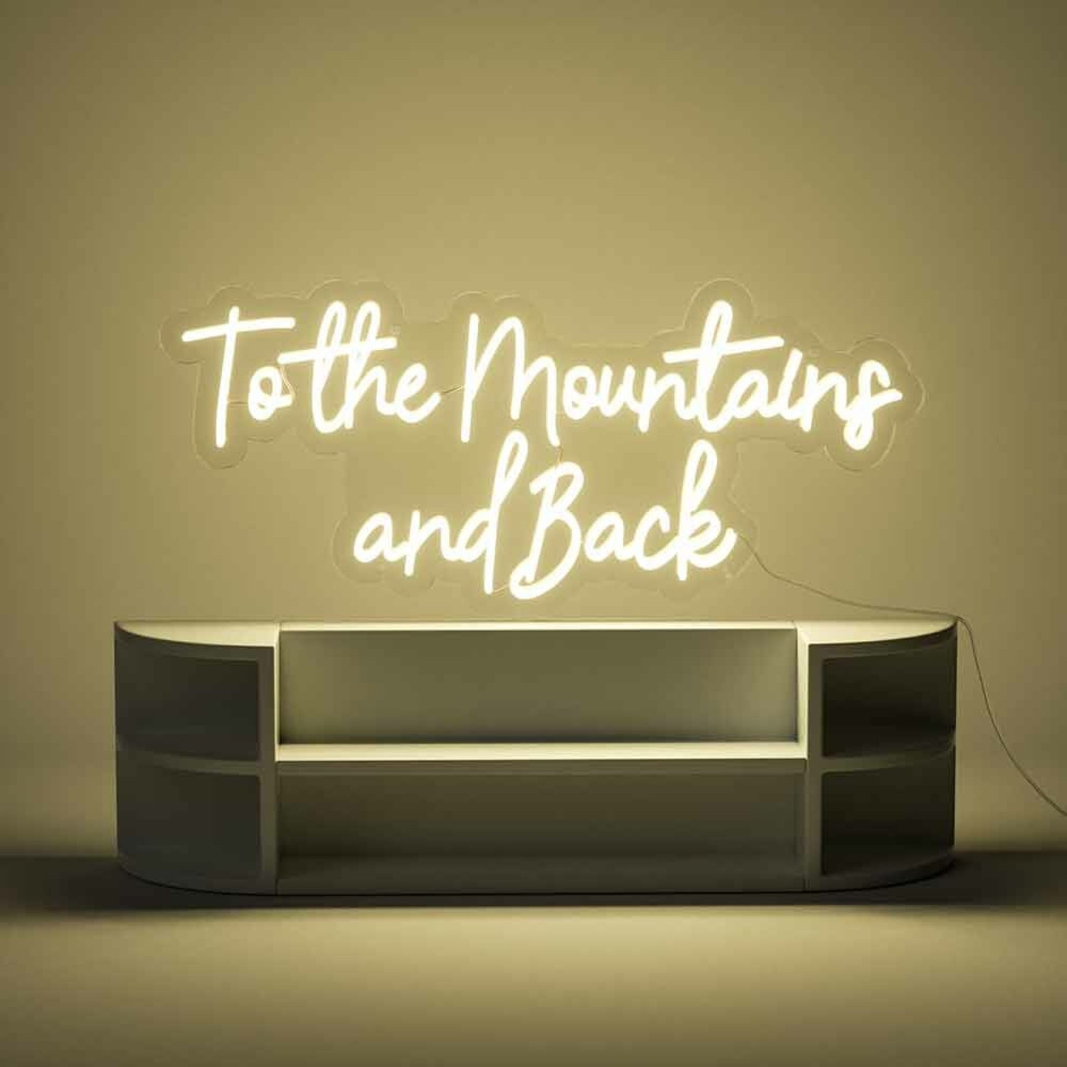 To The Mountains And Back Neon Sign | Shineneon