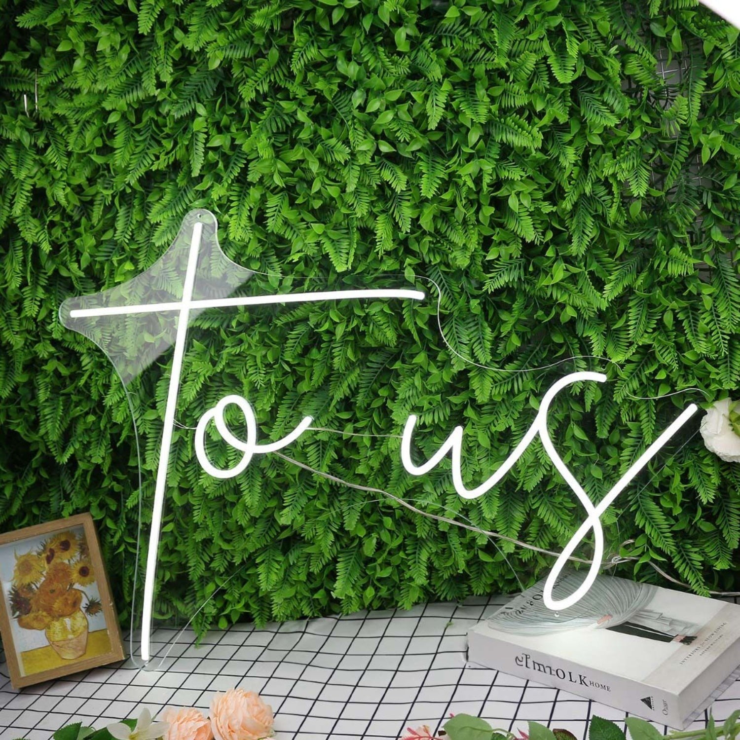 To Us White Led Neon Sign - Shineneon
