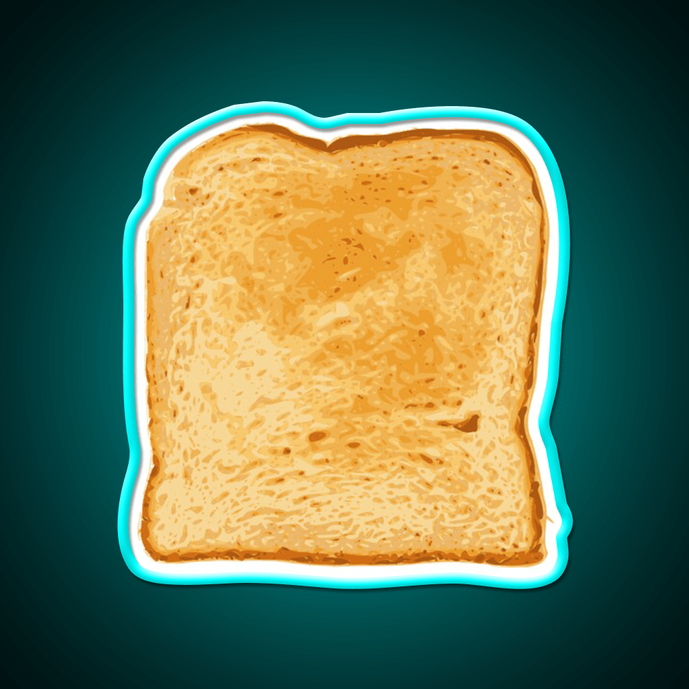 Toast Bread For Breakfast Fast Food Led Neon Sign For Burger Place Rgb Color - Shineneon