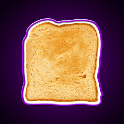 Toast Bread For Breakfast Fast Food Led Neon Sign For Burger Place Rgb Color - Shineneon