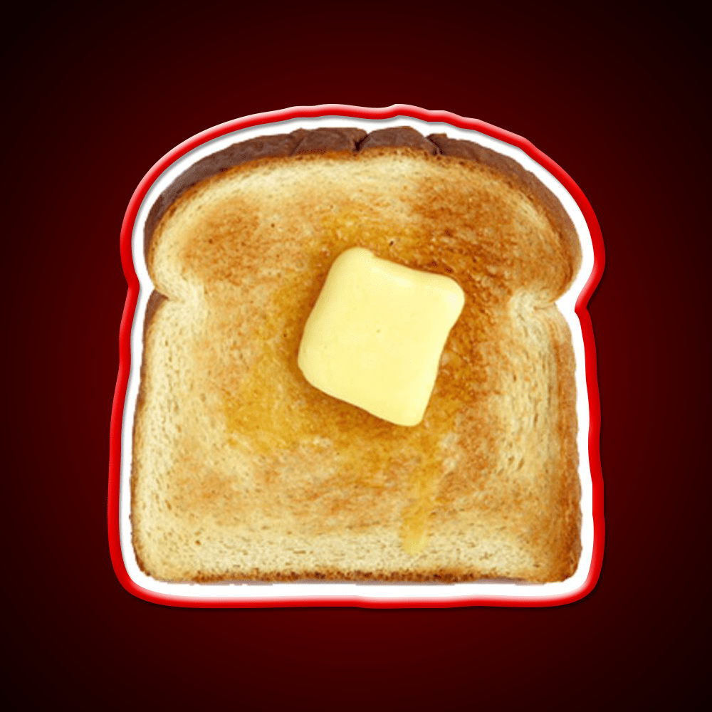 Toast Snack Food Led Neon Sign Rgb Color - Shineneon