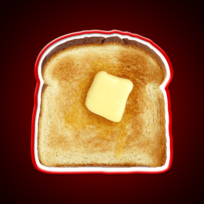 Toast Snack Food Led Neon Sign Rgb Color - Shineneon