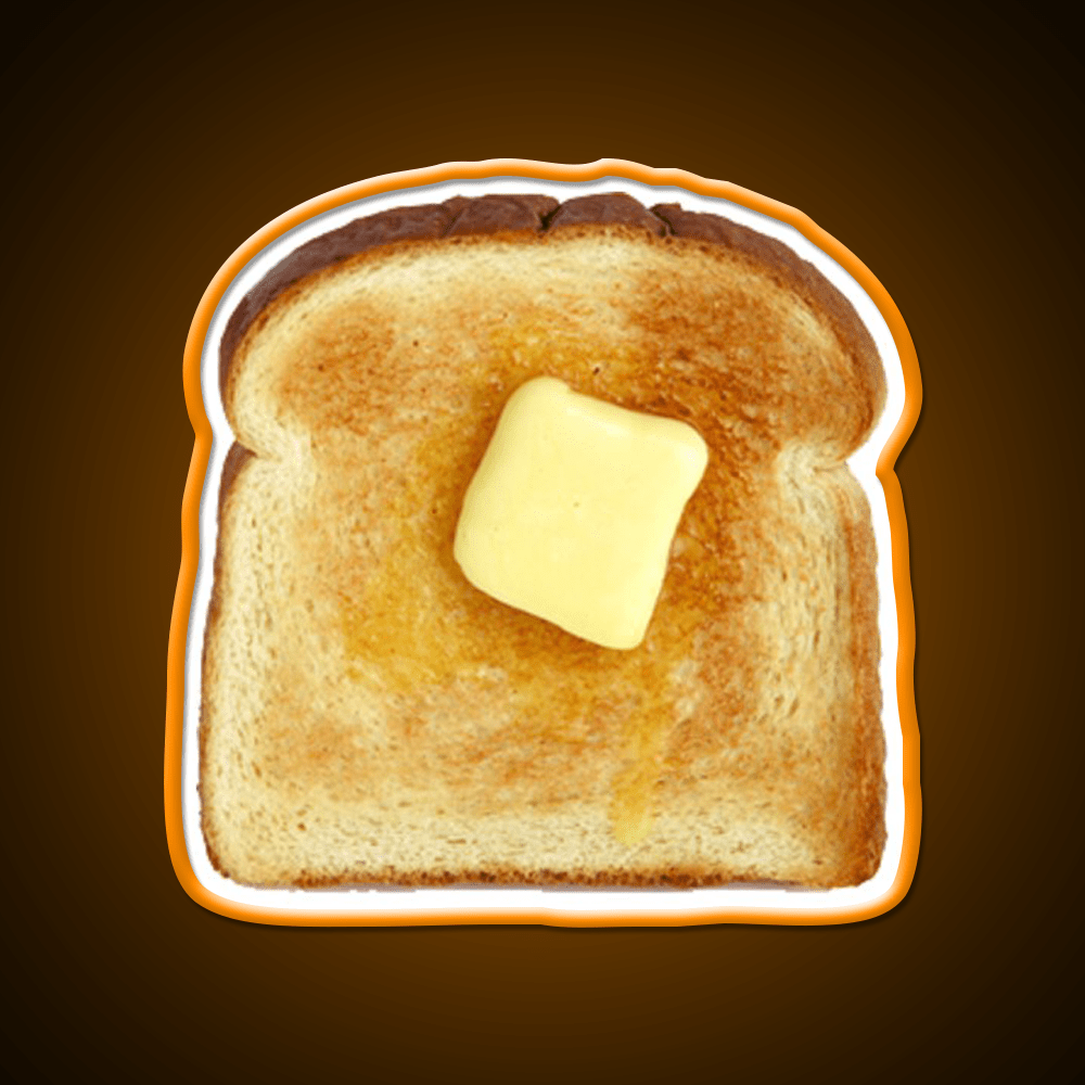 Toast Snack Food Led Neon Sign Rgb Color - Shineneon