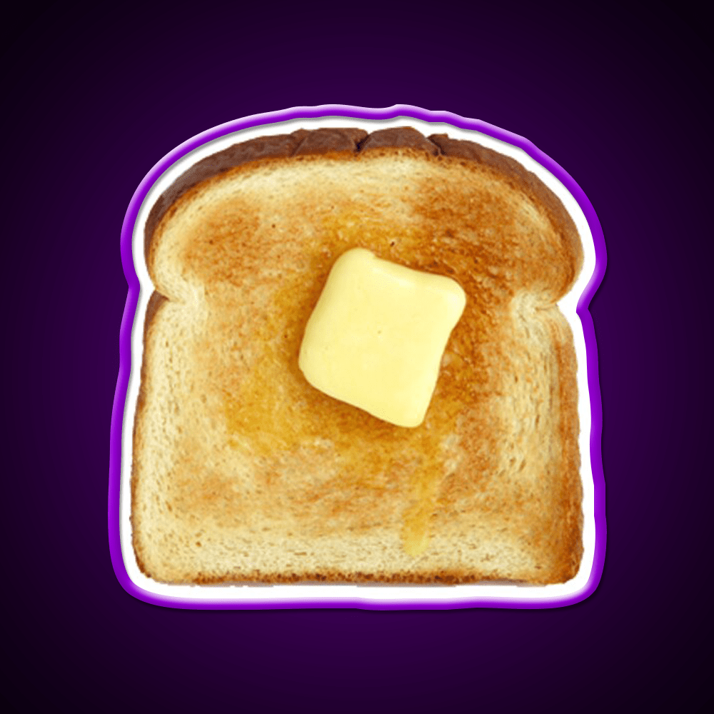 Toast Snack Food Led Neon Sign Rgb Color - Shineneon