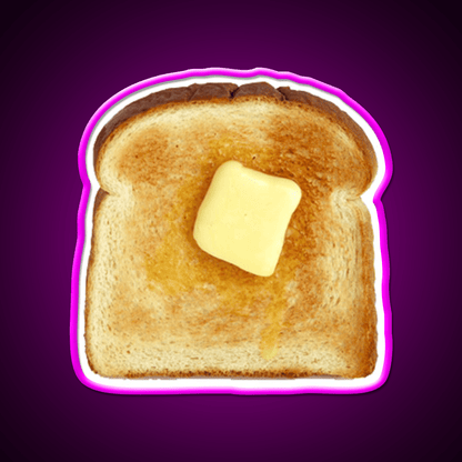 Toast Snack Food Led Neon Sign Rgb Color - Shineneon