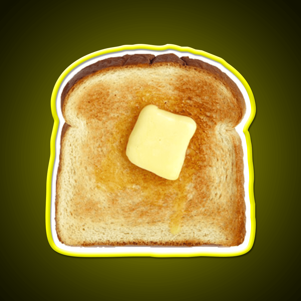 Toast Snack Food Led Neon Sign Rgb Color - Shineneon