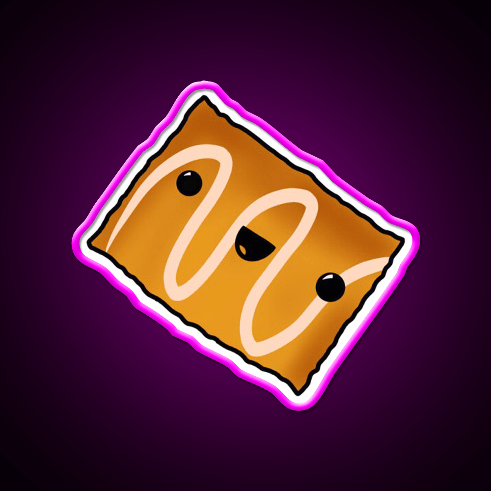 Toaster Strudel Snack Food Led Neon Sign Rgb Color - Shineneon
