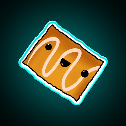 Toaster Strudel Snack Food Led Neon Sign Rgb Color - Shineneon