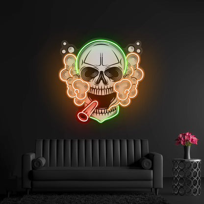 Tobacco Skull Vibe Led Neon Sign Light Custom Led Signs - Shineneon